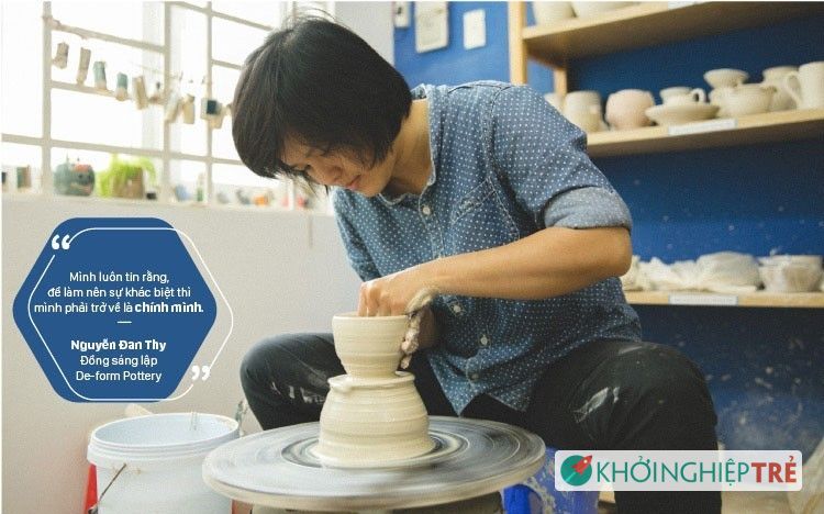 Kinh nghiệm khởi sự kinh doanh từ người đồng sáng lập De-form Pottery 3