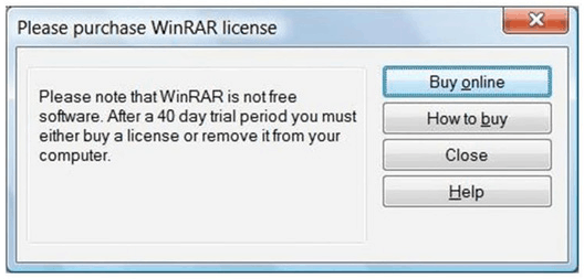 Chiến lược bán hàng kỳ lạ của phần mềm WinRAR 5