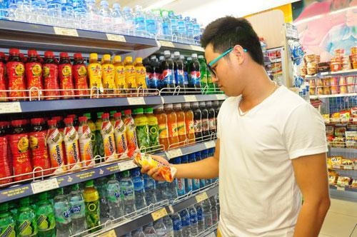 Cạnh tranh của mặt hàng nước tăng lực trong siêu thị
