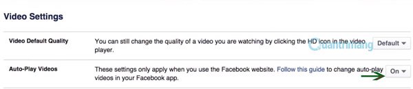 Cách tắt chức năng autoplay video trên NewsFeed Facebook? 3