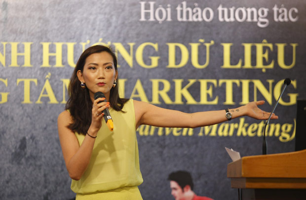 Bà Nguyễn Phương Anh - Giám đốc marketing thị trường Việt Nam thuộc Google Châu Á - Thái Bình Dương