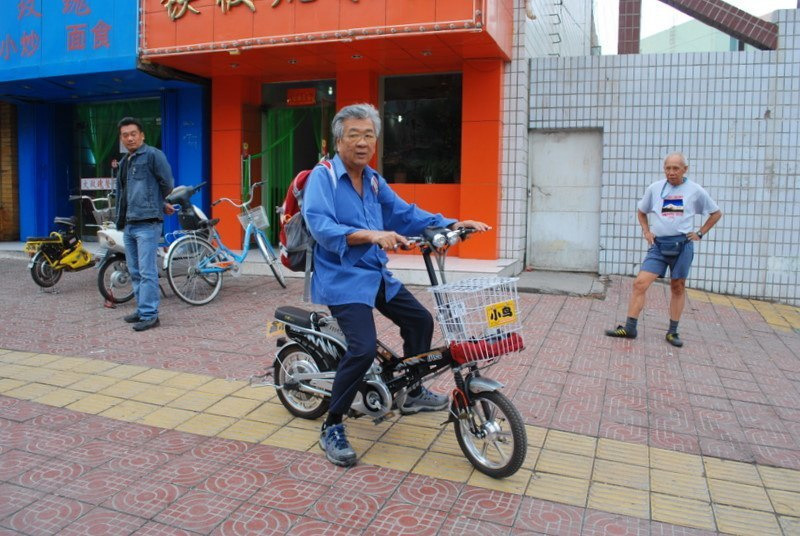 Chiếc xe đạp điện phổ biến tại Trung Quốc. 