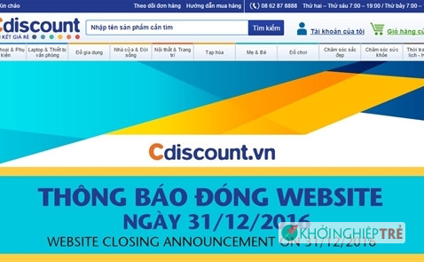 Big C đóng cửa trang thương mại điện tử Cdiscount.vn
