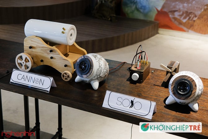 Startup Việt ra mắt bộ sưu tập loa điện động handmade đầu tiên