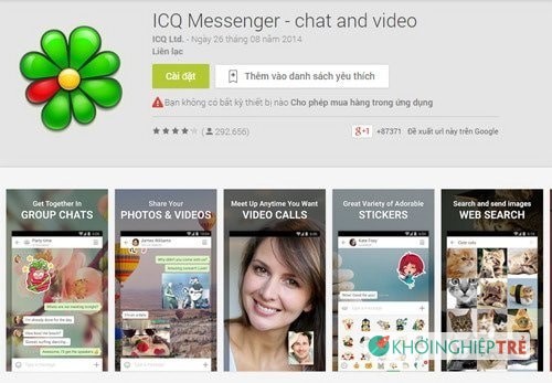  ICQ là phần mềm nhắn tin internet đầu tiên trên thế giới - Ảnh: chụp màn hình